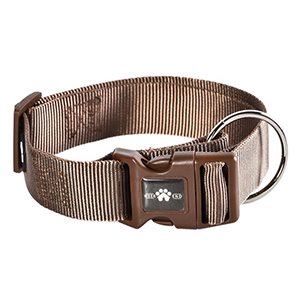 COLLAR NYLON MARRON T-XL